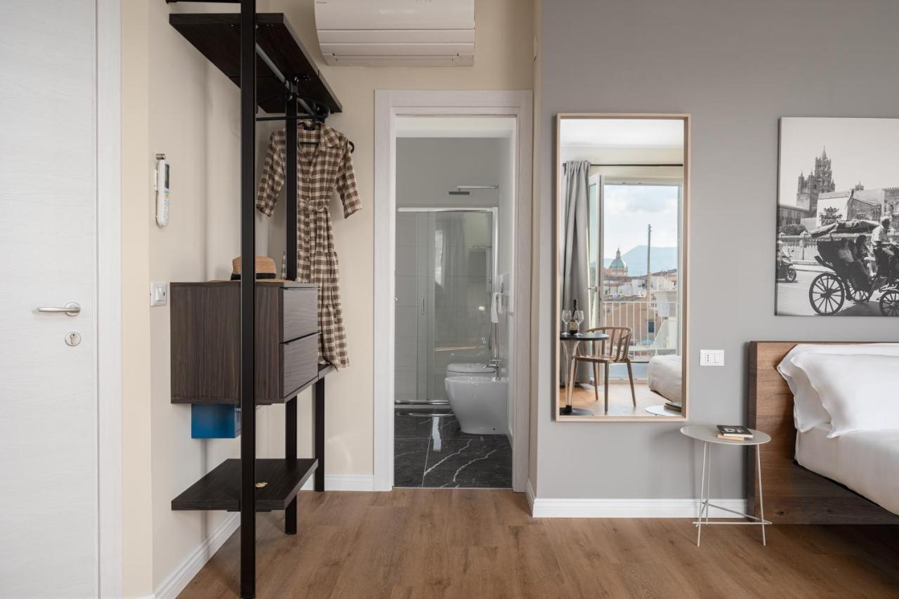 Attico 37 - Queen Room Con Terrazza Privata Palermo Luaran gambar