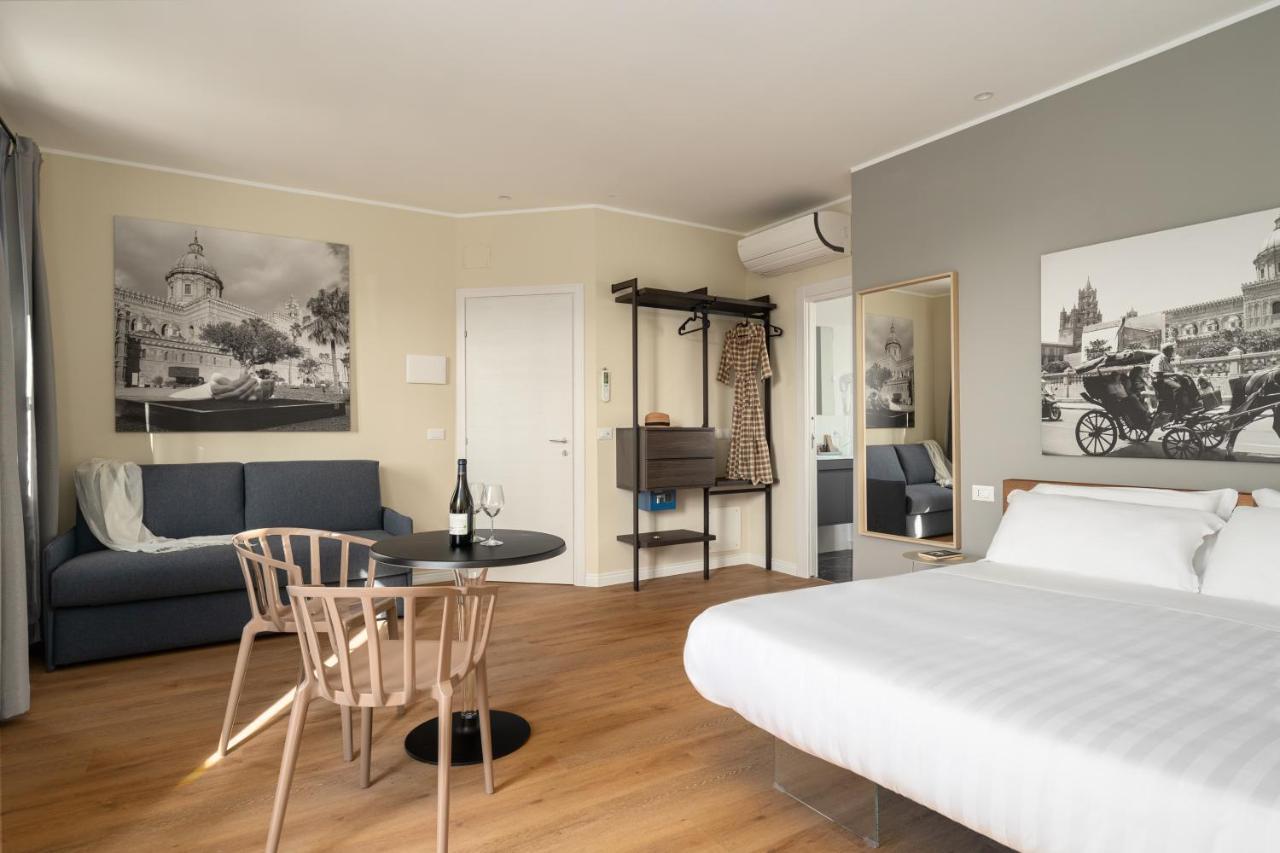 Attico 37 - Queen Room Con Terrazza Privata Palermo Luaran gambar